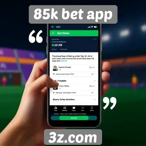 Opiniões de usuários sobre 85k bet app